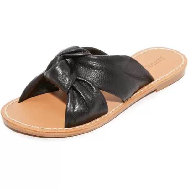 Soludos Braided Slide Sandal Acorn BrownBlack