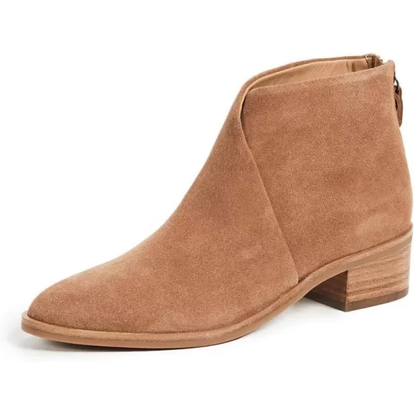 Soludos Venetian Leather BootieTan Suede