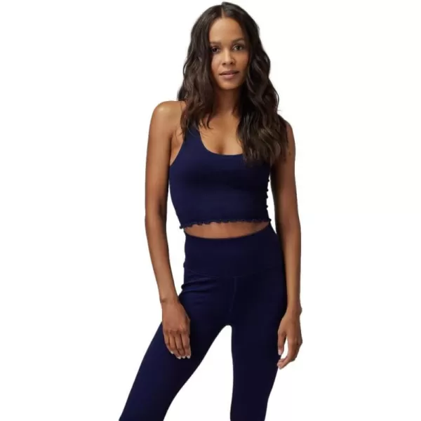 Spiritual Gangster Womens Amor Crop TankInky Navy