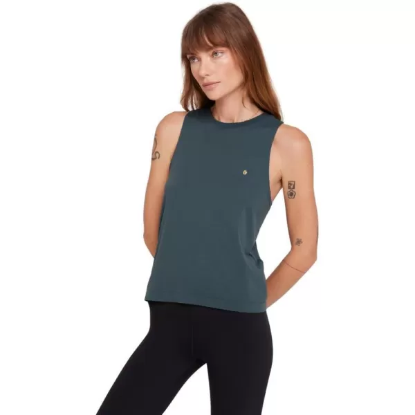 Spiritual Gangster Womens Elevate Seamless Muscle TankDeep Forest