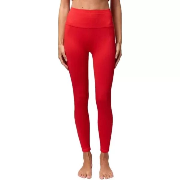 Spiritual Gangster Womens Love Sculpt Seamless LeggingsRuby Red