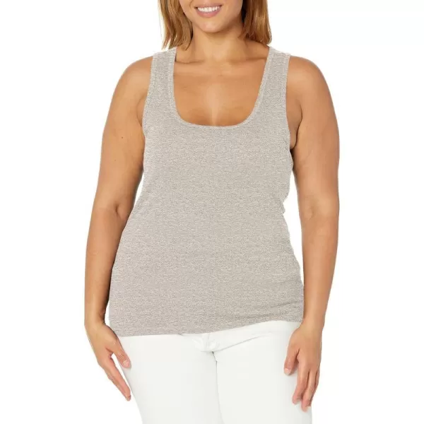 Splendid Womens 1x1 Rib Sleeveless Tank TopHeather Grey