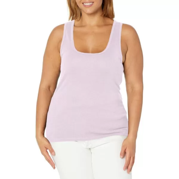 Splendid Womens 1x1 Rib Sleeveless Tank TopLilac Purple