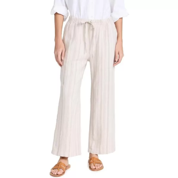 Splendid Womens Angie Stripe PantsFawn Yard Dye