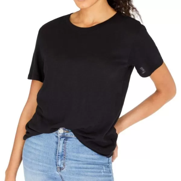 Splendid Womens Crewneck Short Sleeve Tee TShirtBlack