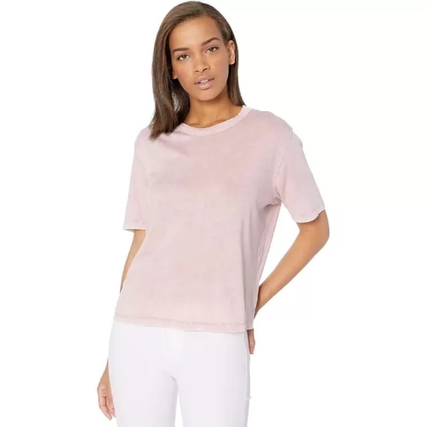 Splendid Womens Crewneck Short Sleeve Tee TShirtPink amp Beige