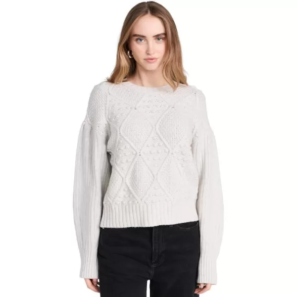 Splendid Womens Leonie Bobble SweaterOat Heather