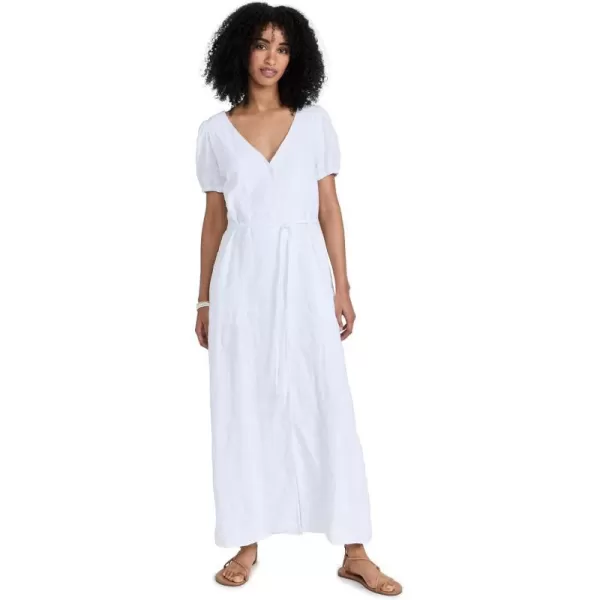 Splendid Womens Nicki Jacquard Maxi DressWhite