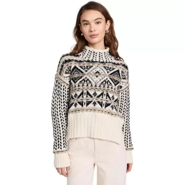 Splendid Womens Vail SweaterBlack Multi