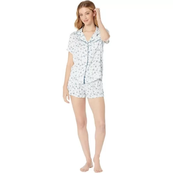 Splendid Womens Woven Pj SetIvory Palm