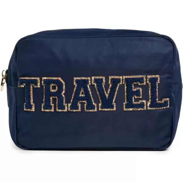 Stoney Clover Lane Womens Travel Sapphire Large Pouch Sapphire Blue One SizeSapphire