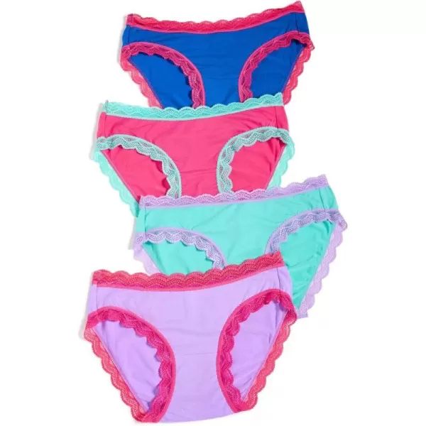 Stripe  Stare Womens Knicker Four Pack  Bright ContrastMulti