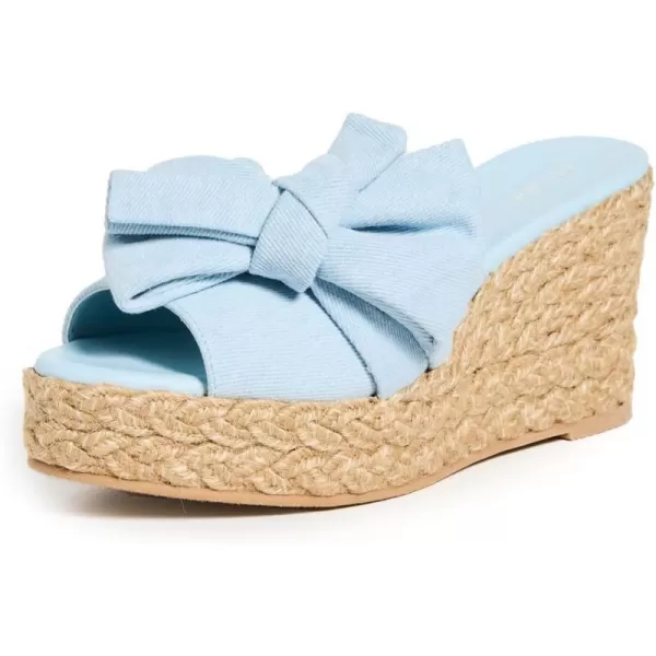 Stuart Weitzman Womens Loveknot Espadrille Wedge SlidesLightNatural