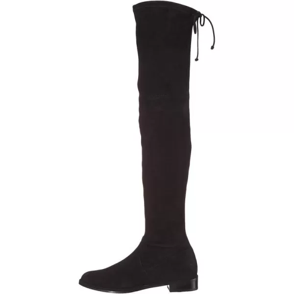 Stuart Weitzman Womens Lowland Over the Knee BootsBlack Suede Stretch