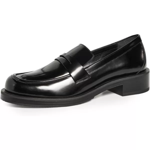 Stuart Weitzman Womens Palmer Bold LoafersBlack