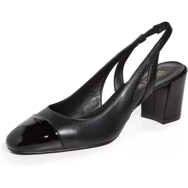 Stuart Weitzman Womens Sleek 50 SlingbacksBlack