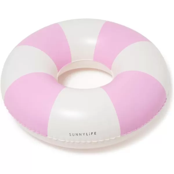 SunnyLife Womens Tube Pool RingPink Stripe