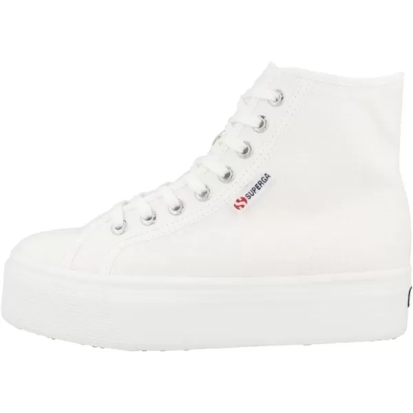 Superga Womens 2708 Hi Top SneakersWhite 2