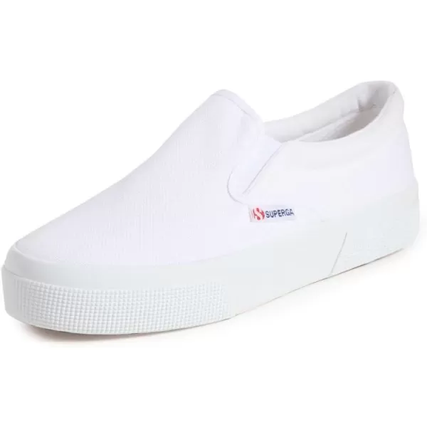 Superga Womens 2740 Platform SlipOn SneakersWhite