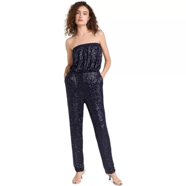 Susana Monaco Womens Sequin Tube JumpsuitThunder