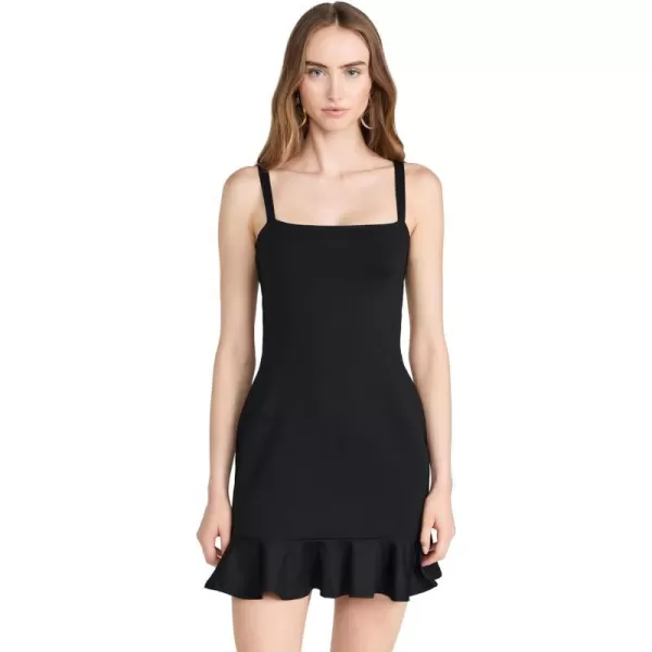 Susana Monaco Womens Tank Ruffle Dress 18Black