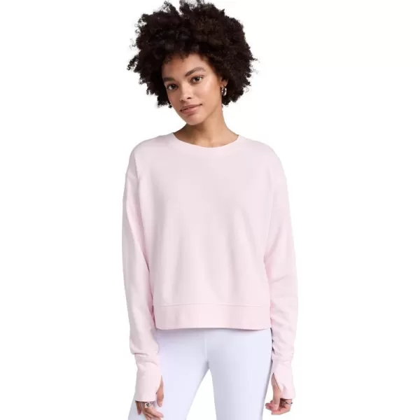 Sweaty Betty Womens After Class Crop SweatshirtChalk Pink