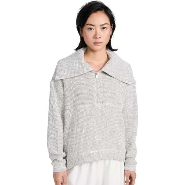 Sweaty Betty Womens Restful Boucle Half Zip SweatshirtLily White