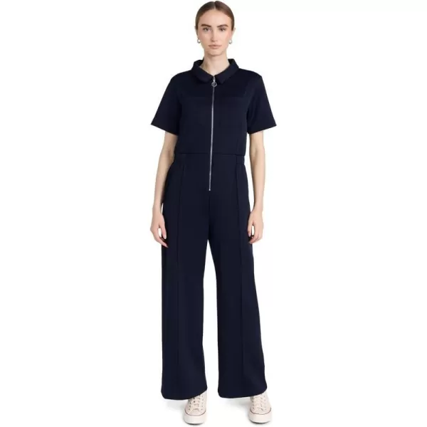 Sweaty Betty Womens Retro Tricot JumpsuitNavy Blue