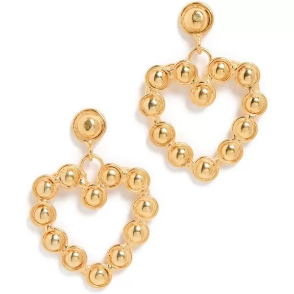 Sylvia Toledano Womens Love EarringsGold