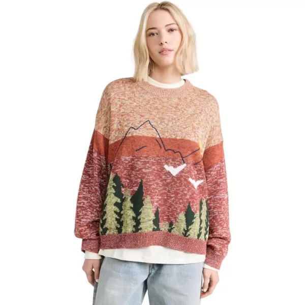 THE GREAT Outdoors Womens The Outpost SweaterRusset