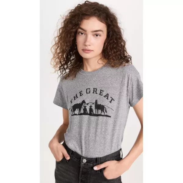 THE GREAT Womens The Boxy CrewTHE GREAT Womens The Boxy Crew