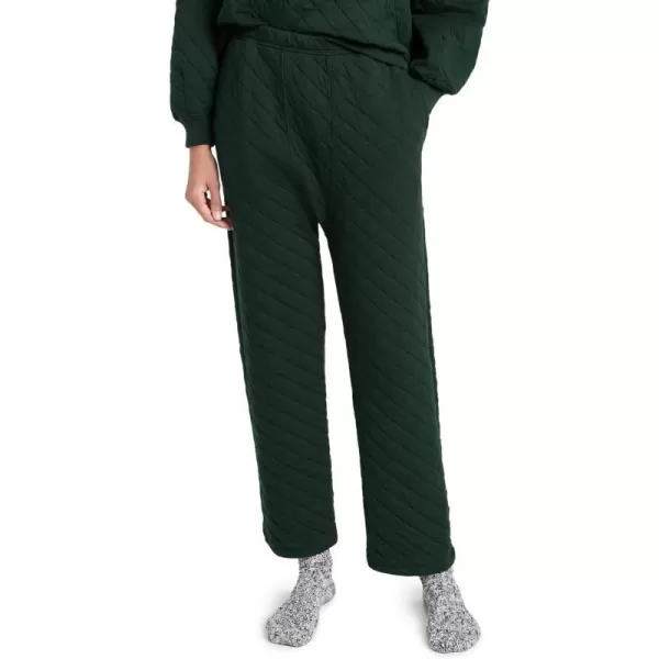 THE GREAT Womens The Quilted Pajama PantsPine