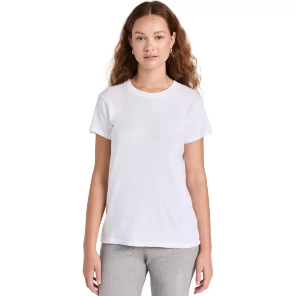 THE GREAT Womens The Slim TeeTrue White