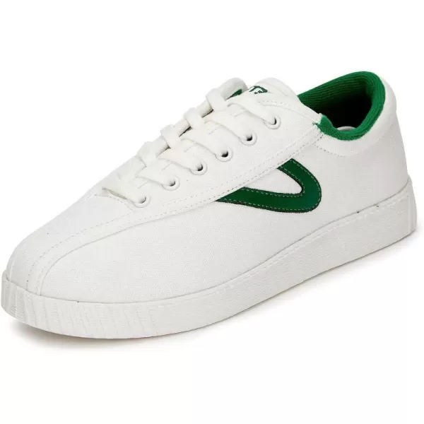 TRETORN Womens Nylite Plus Canvas SneakersWhiteGreen