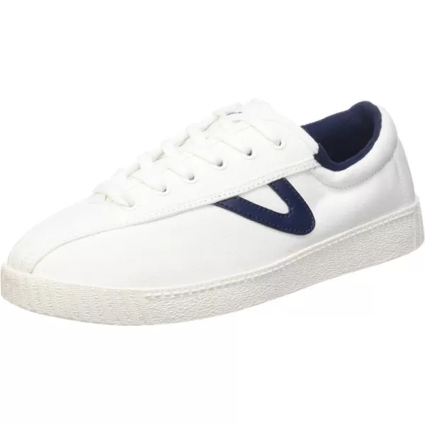 TRETORN Womens Nylite Plus Canvas SneakersWhiteNavy