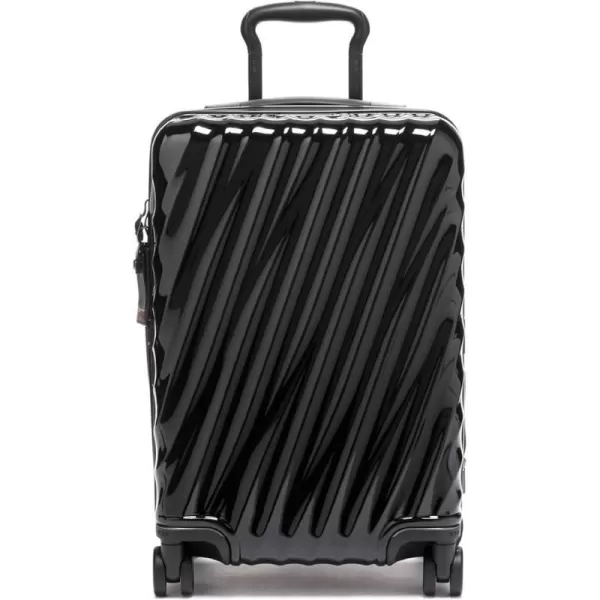 TUMI  19 Degree International Expandable 4Wheel Carry On  Hard Shell Carry On Luggage  Rolling Carry On Luggage for Plane amp International Travel  BlackBlack