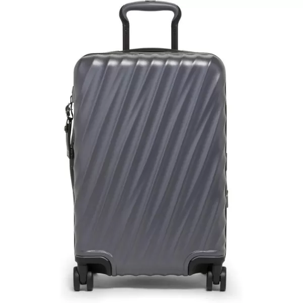 TUMI  19 Degree International Expandable 4Wheel Carry On  Hard Shell Carry On Luggage  Rolling Carry On Luggage for Plane amp International Travel  BlackGrey Texture