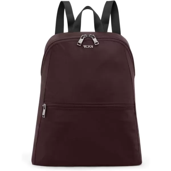 TUMI Just In Case Backpack  Small Travel Bag for Women amp Men  Carry Travel Accessories  Traveling Backpack amp Work Backpack  BlackGoldDeep Plum