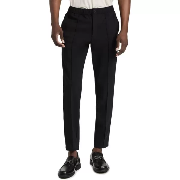 Theory Mens Curtis Drawstring Precision Ponte PantsBlack