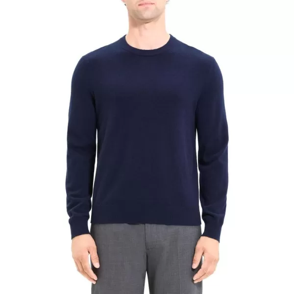 Theory Mens Hilles Crew B Cashmere SweaterBaltic