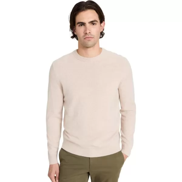 Theory Mens Hilles Crew B Cashmere SweaterWheat