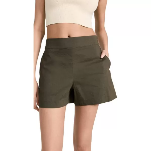 Theory Womens Clean Mini ShortsDark Olive