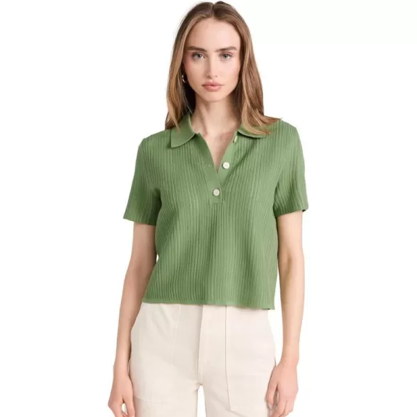 Theory Womens Cropped PoloLeaf