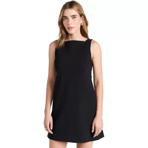 Theory Womens High Square Neck Mini DressBlack