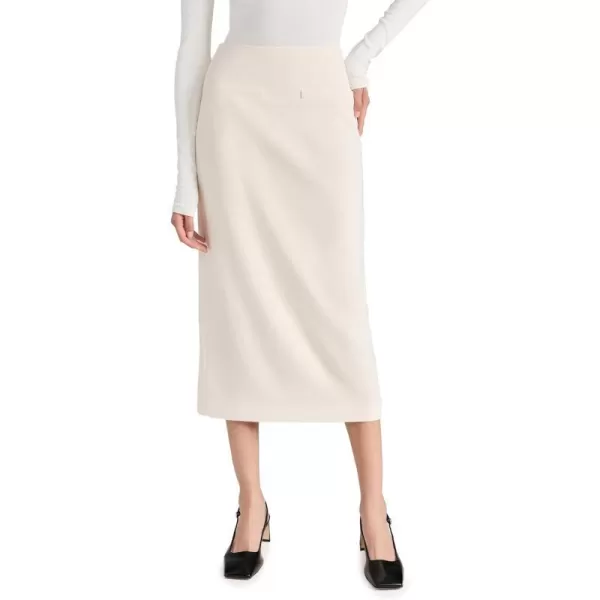 Theory Womens High Waisted Midi SkirtRice