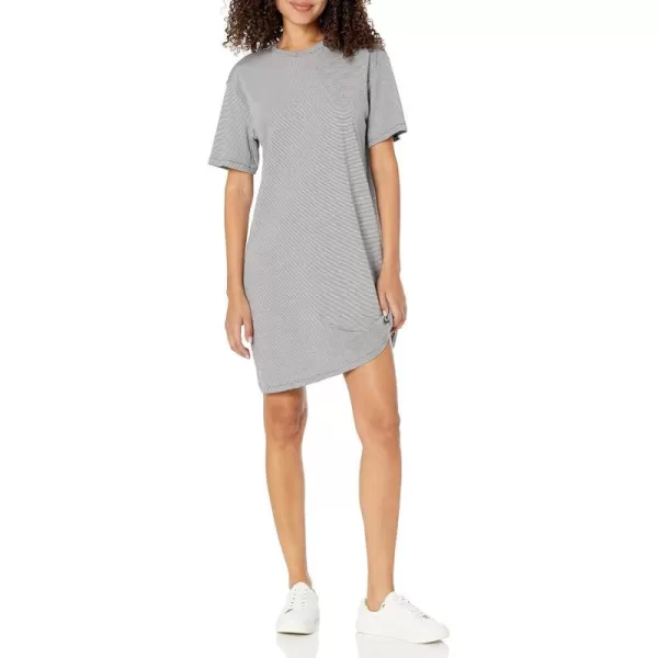 Theory Womens Perfect St Tee DressCharcoal Multi