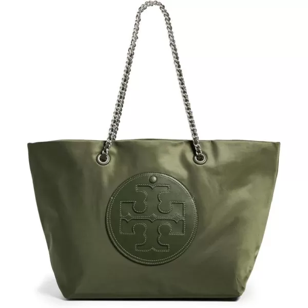 Tory Burch Womens Ella Chain ToteOlive Green