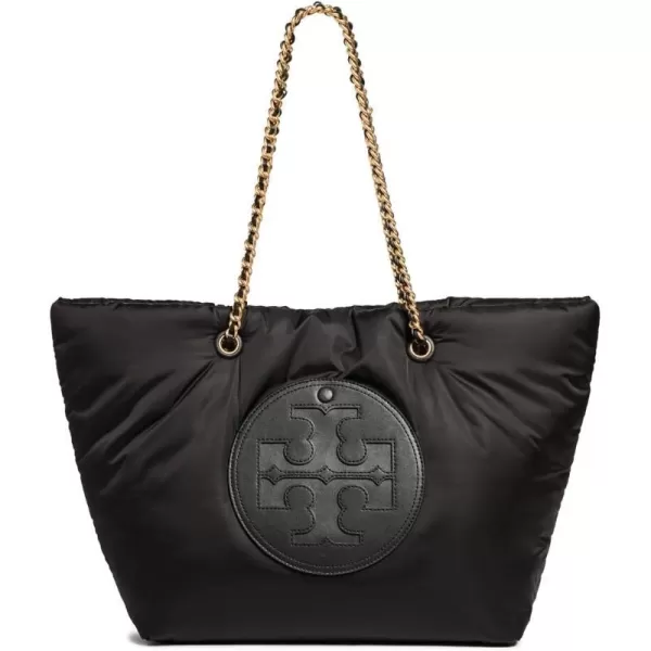 Tory Burch Womens Ella Puffy Chain ToteBlack