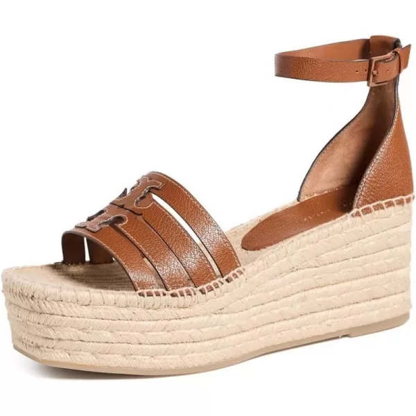 Tory Burch Womens INES Cage Wedge Espadrilles 80mmBourbon