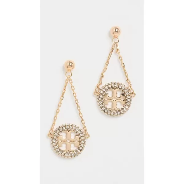 Tory Burch Womens Miller Pave Drop EarringsTory Burch Womens Miller Pave Drop Earrings